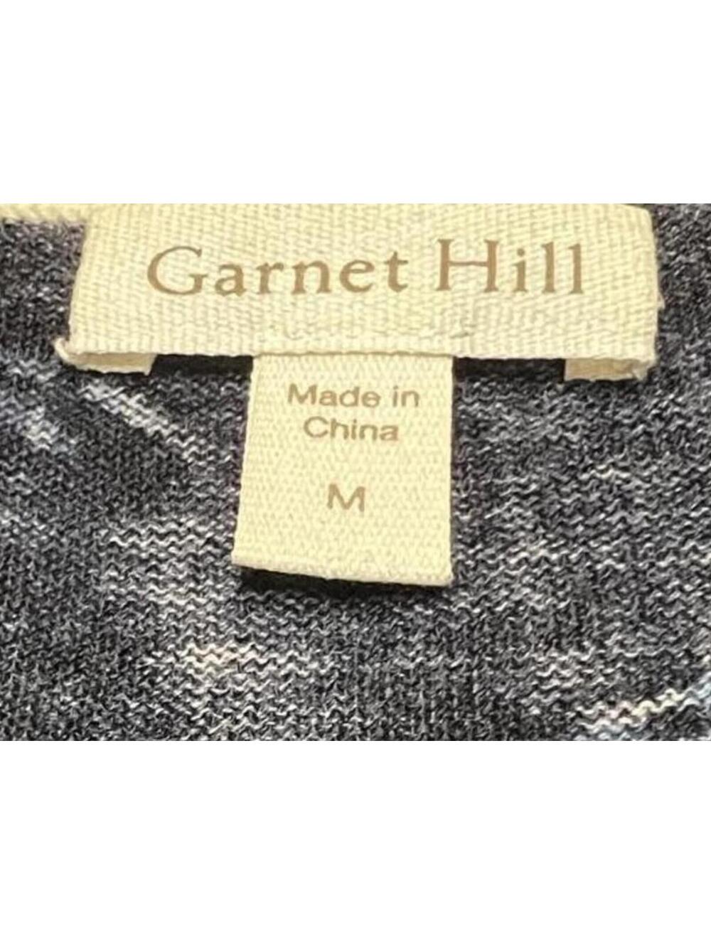 Garnet Hill 100% Merino Wool Cardigan // Blue Floral Coastal Grandmother [M] - Picture 3 of 7